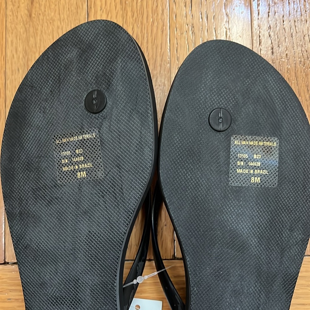 Tory Burch Black Chelsea Flip Flop nwt size 8 - Picture 5 of 7